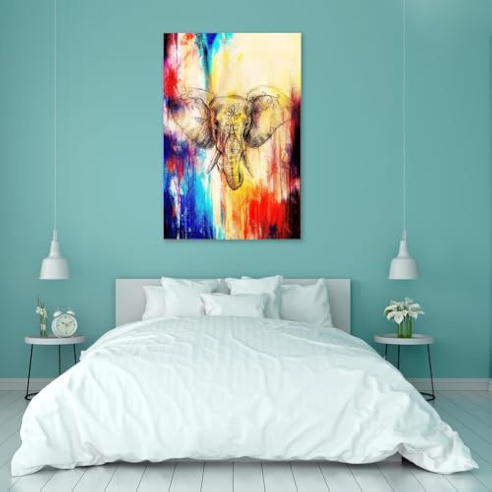 Elephant Drawing D2 Wall Sticker